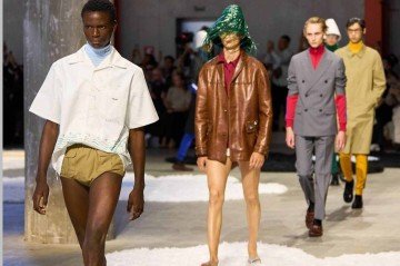 Desfile Prada primavera/verão 2026 -  (crédito: Reprodução/Milão Fashion Week)