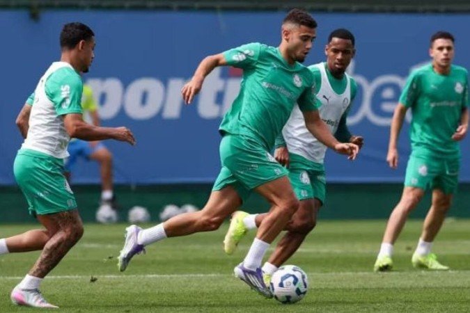 Palmeiras prepara a estreia de Andreas Pereira - (crédito: Foto: Fabio Menotti/Palmeiras) Palmeiras prepara a estreia de Andreas Pereira - (crédito: Foto: Fabio Menotti/Palmeiras)