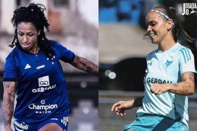 Cruzeiro pode apostar em dupla no ataque para conquistar título inédito no Brasileirão Feminino -  (crédito: Gustavo Martins / Cruzeiro)