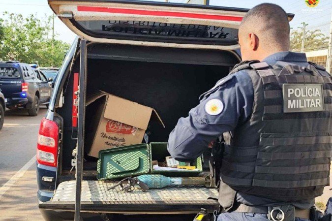 Materiais foram apreendidos -  (crédito: PMDF/Divulgação)