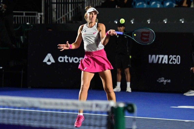 Brasileira Beatriz Haddad Maia venceu a compatriota Laura Pigossi e avançou na chave de simples do São Paulo Open -  (crédito: Jump/SP Open)