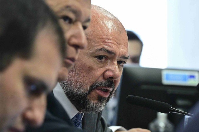 Oliveira argumentou que deixou de fazer diversas intervenções no INSS para encerrar as fraudes porque o órgão é autônomo -  (crédito: Geraldo Magela/Agência Senado)
