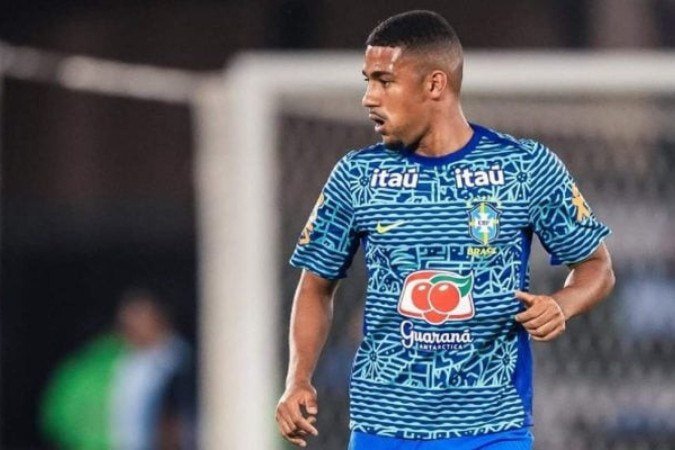 Samuel Lino foi um dos jogadores convocados na Data Fifa -  (crédito: Foto: Rafael Ribeiro / CBF)