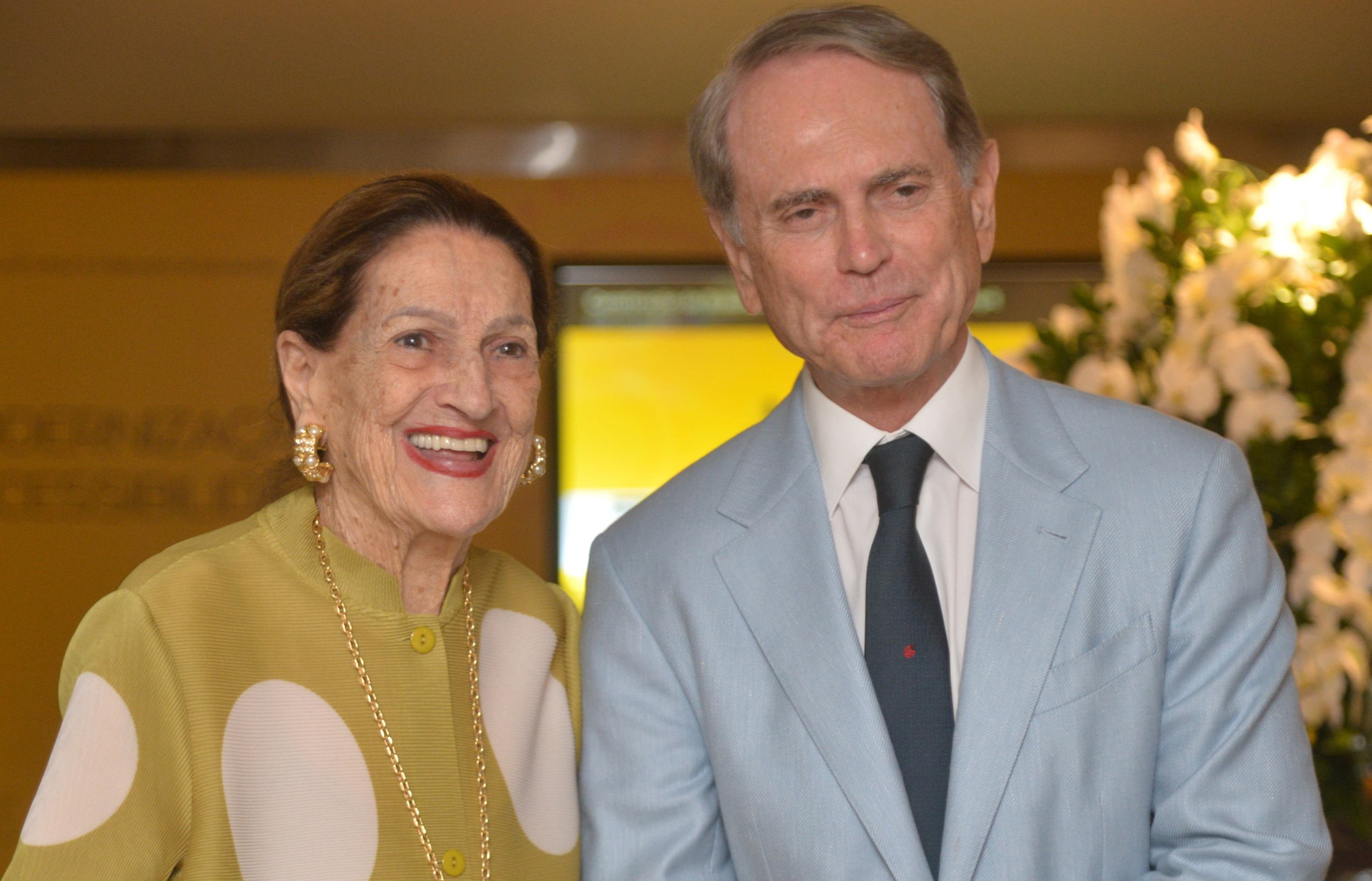 A pioneira Wilma Pereira e o filho Paulo Octávio