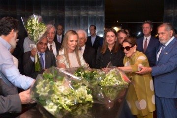 Celebração pelos 123 anos de Juscelino no Memorial JK -  (crédito: ED ALVES/CB/D.A.Press)