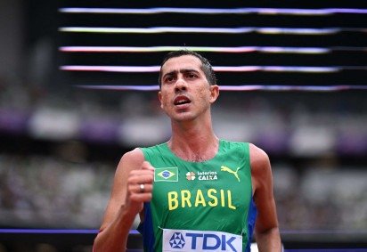 Caio conquistou medalha de prata no último sábado (13/9) em Tóquio
       -  (crédito:  AFP)