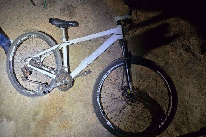 Bicicleta apreendida pela PCDF -  (crédito: PCDF/Divulgação)