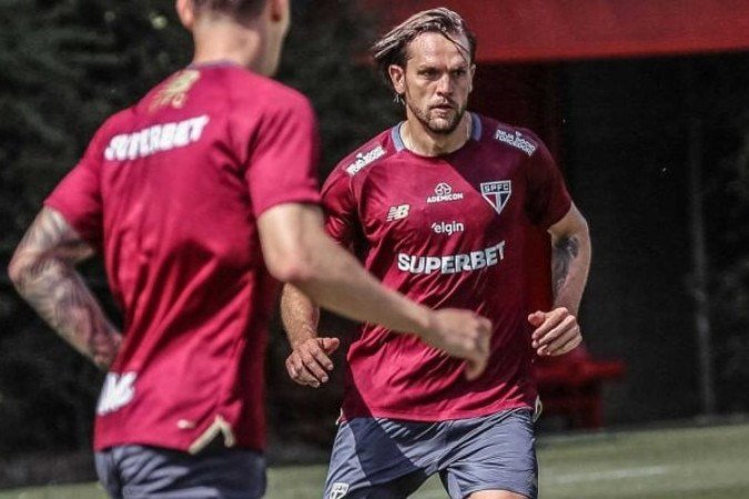 Tolói vive a expectativa de estrear no São Paulo - (crédito: Foto: Rubens Chiri / São Paulo FC) Tolói vive a expectativa de estrear no São Paulo - (crédito: Foto: Rubens Chiri / São Paulo FC)