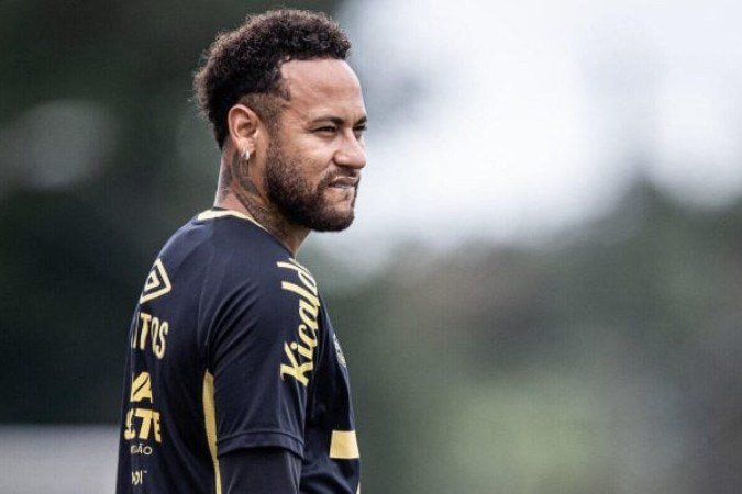 Neymar estará em campo diante do Atlético -  (crédito: - Fotos: Raul Baretta/ Santos FC)