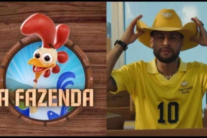 Produção de A Fazenda tenta convidar Neymar para reality -  (crédito: Foto: Raul Baretta/ Santos FC)