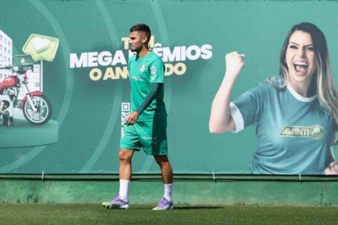 Andreas Pereira revela ansiedade para estrear pelo Palmeiras  -  (crédito: Foto: Cesar Greco/Palmeiras)