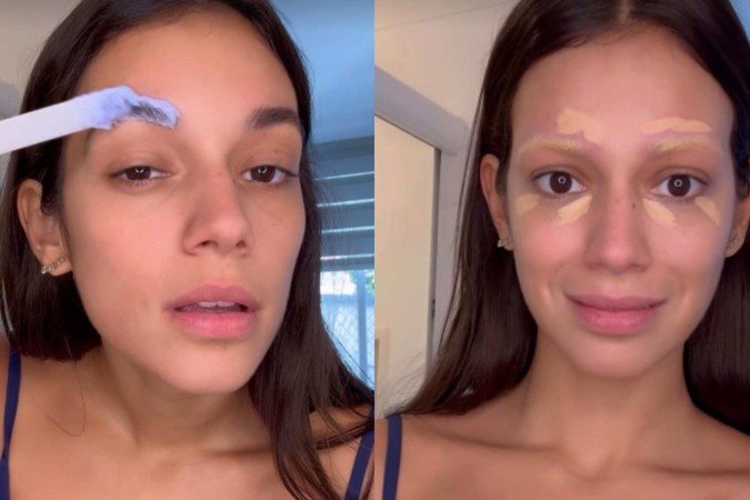 Ex-BBB descolore sobrancelha e é detonada após exibir resultado -  (crédito: Reprodução/Instagram)