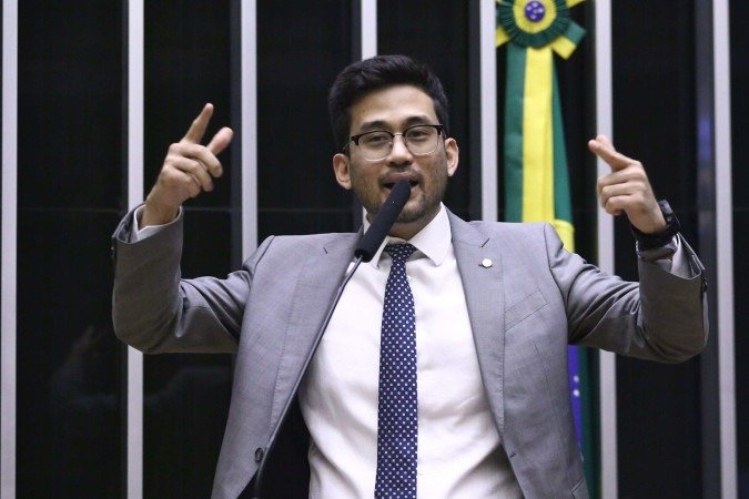 Kataguiri argumenta que a prática, caso confirmada, representa afronta aos princípios da legalidade e da moralidade administrativa. -  (crédito: Vinicius Loures/Câmara dos Deputados)