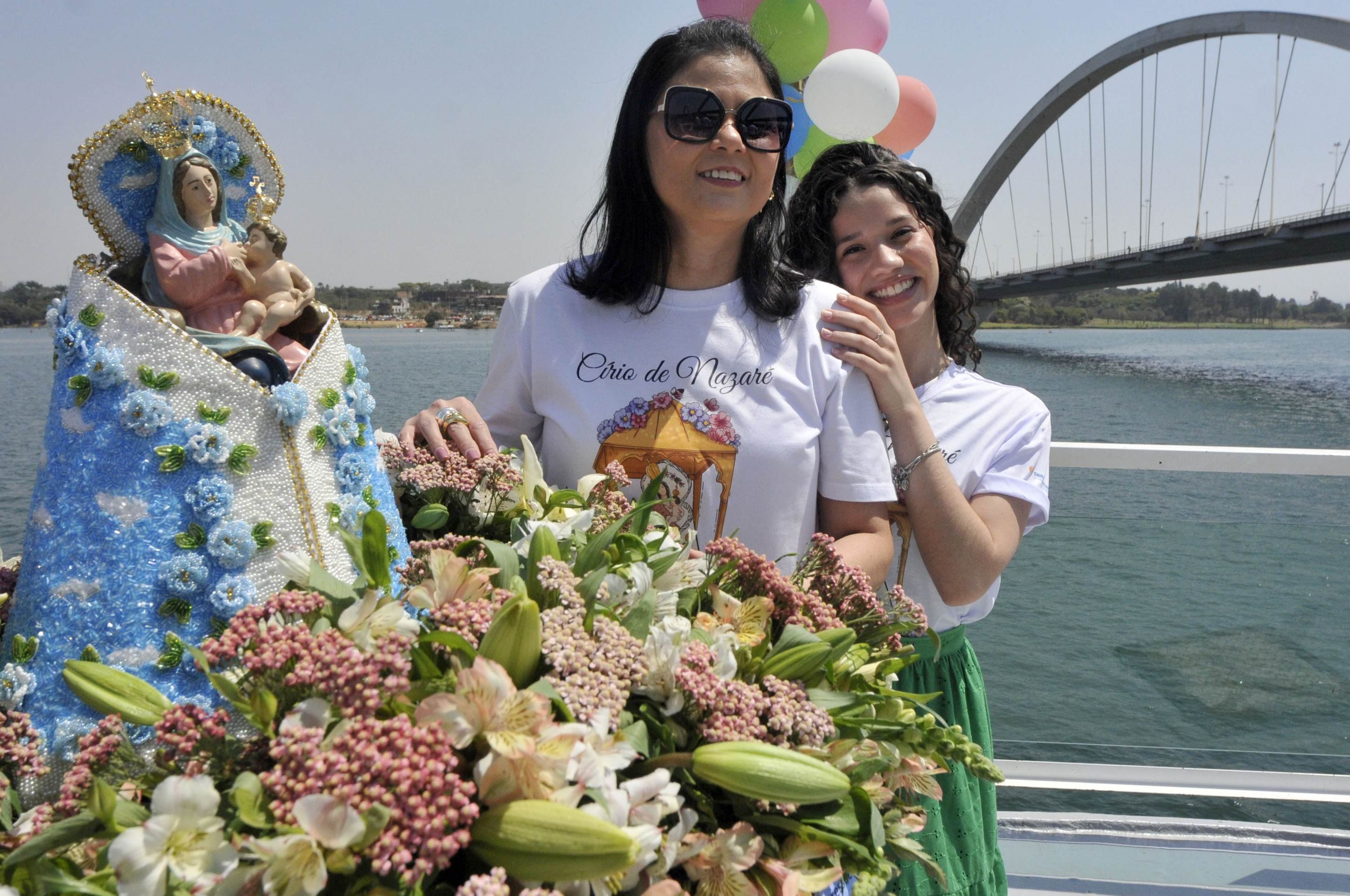  Maria Clara Belgrano com a a tia Fabiula Yuni -  (crédito:  Marcelo Ferreira/CB/D.A Press)