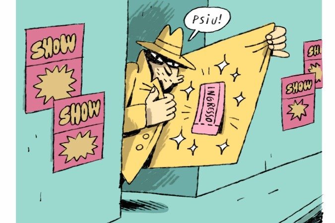 Grandes espetáculos chamam a atenção de cambistas, pessoas que compram ingressos em grande quantidade para revendê-los, muitas vezes, por preços abusivos, ou até falsificados - (crédito: Caio Gomez) Grandes espetáculos chamam a atenção de cambistas, pessoas que compram ingressos em grande quantidade para revendê-los, muitas vezes, por preços abusivos, ou até falsificados - (crédito: Caio Gomez)