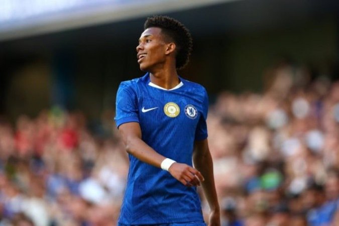 Estêvão fica fora da lista de relacionados do Chelsea contra o Brentford - (crédito: Foto: Bryn Lennon/Getty Images) Estêvão fica fora da lista de relacionados do Chelsea contra o Brentford - (crédito: Foto: Bryn Lennon/Getty Images)