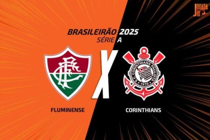 Fluminense recebe o Corinthians, no MaracanÃ£  -  (crédito: Foto: Arte/Jogada 10)