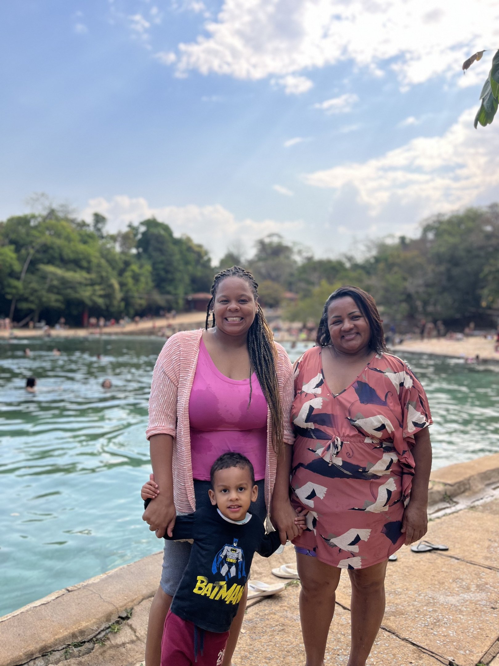 Família curte dia no Parque Nacional