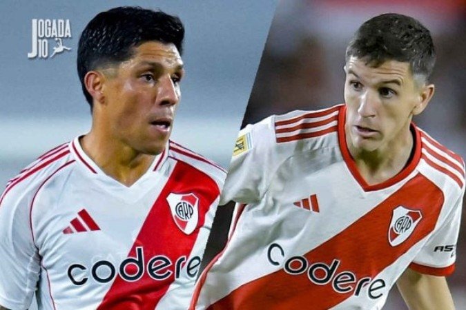 Enzo Pérez e Nacho Fernández, nomes de peso do River Plate - (crédito: Foto: Marcelo Endelli/Getty Images) Enzo Pérez e Nacho Fernández, nomes de peso do River Plate - (crédito: Foto: Marcelo Endelli/Getty Images)