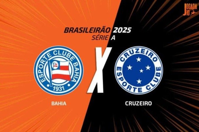 Bahia e Cruzeiro duelam pela 23ª rodada do Brasileirão - (crédito: Arte: Jogada10) Bahia e Cruzeiro duelam pela 23ª rodada do Brasileirão - (crédito: Arte: Jogada10)
