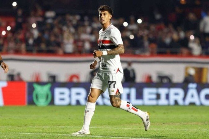 Jogador voltou ao time mas sua atuação não foi das melhores - (crédito: Foto: Rubens Chiri / São Paulo FC) Jogador voltou ao time mas sua atuação não foi das melhores - (crédito: Foto: Rubens Chiri / São Paulo FC)