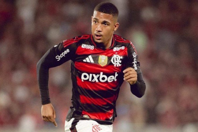 SAMUEL LINO - Com a pressão rubro-negra, o atacante foi muito acionado, tendo uma boa atuação pelo lado esquerdo, fazendo jogadas pelo campo de ataque e sendo um dos jogadores mais acionados pelo time no jogo. Nota: 6,5 - Foto: Adriano Fontes/Flamengo