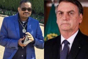 Mestre José e Jair Bolsonaro -  (crédito: Foto reprodução interne)