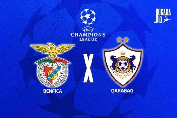 Benfica e Qarabag se enfrentam na 1ª rodada da fase de liga da Champions 2025/26 - (crédito: Arte: Jogada10) Benfica e Qarabag se enfrentam na 1ª rodada da fase de liga da Champions 2025/26 - (crédito: Arte: Jogada10)