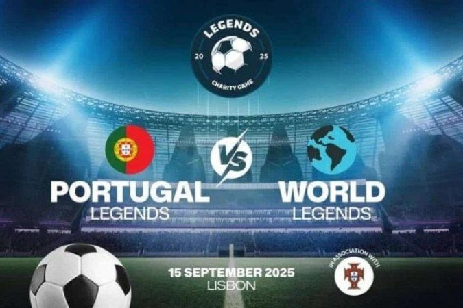 Grandes atletas que foram estrelas do futebol mundial se unem por ato de caridade - (crédito: Foto: Divulgação) Grandes atletas que foram estrelas do futebol mundial se unem por ato de caridade - (crédito: Foto: Divulgação)