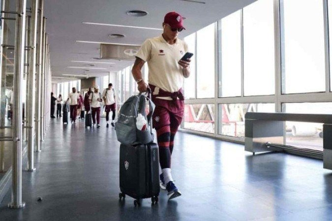 Fluminense desembarcou em Buenos Aires para enfrentar o Lanús pela Sul-Americana - (crédito: Foto: Divulgação/Fluminense) Fluminense desembarcou em Buenos Aires para enfrentar o Lanús pela Sul-Americana - (crédito: Foto: Divulgação/Fluminense)