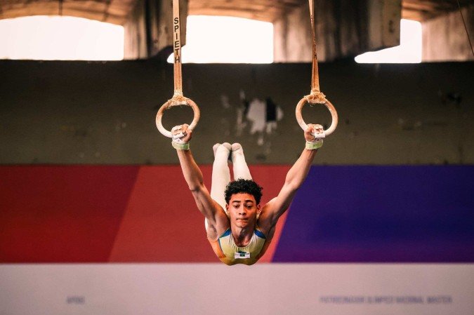 Aos 15 anos, Josué estreou nos Jogos da Juventude em grande estilo, conquistando 6 medalhas
- (crédito: Wagner Araújo / COB) Aos 15 anos, Josué estreou nos Jogos da Juventude em grande estilo, conquistando 6 medalhas
- (crédito: Wagner Araújo / COB)