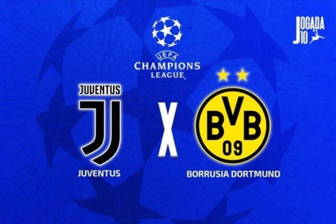Juventus x Dortmund: onde assistir, escalações e arbitragem -  (crédito: Arte: Jogada10)