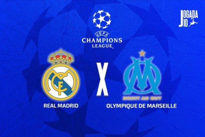 Real Madrid e Olympique de Marselha se enfrentam na 1ª rodada da fase de liga da Champions 2025/26 - (crédito: Arte: Jogada10) Real Madrid e Olympique de Marselha se enfrentam na 1ª rodada da fase de liga da Champions 2025/26 - (crédito: Arte: Jogada10)