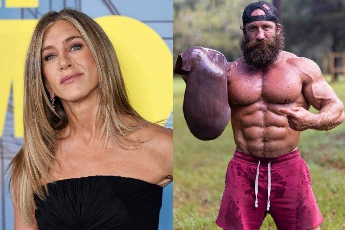 Dietas exóticas como as de Jennifer Aniston, e Liver King tem chamado a atenção dos internautas nas redes sociais -  (crédito: Reprodução/instagram/@liverking/@aniston.darling)