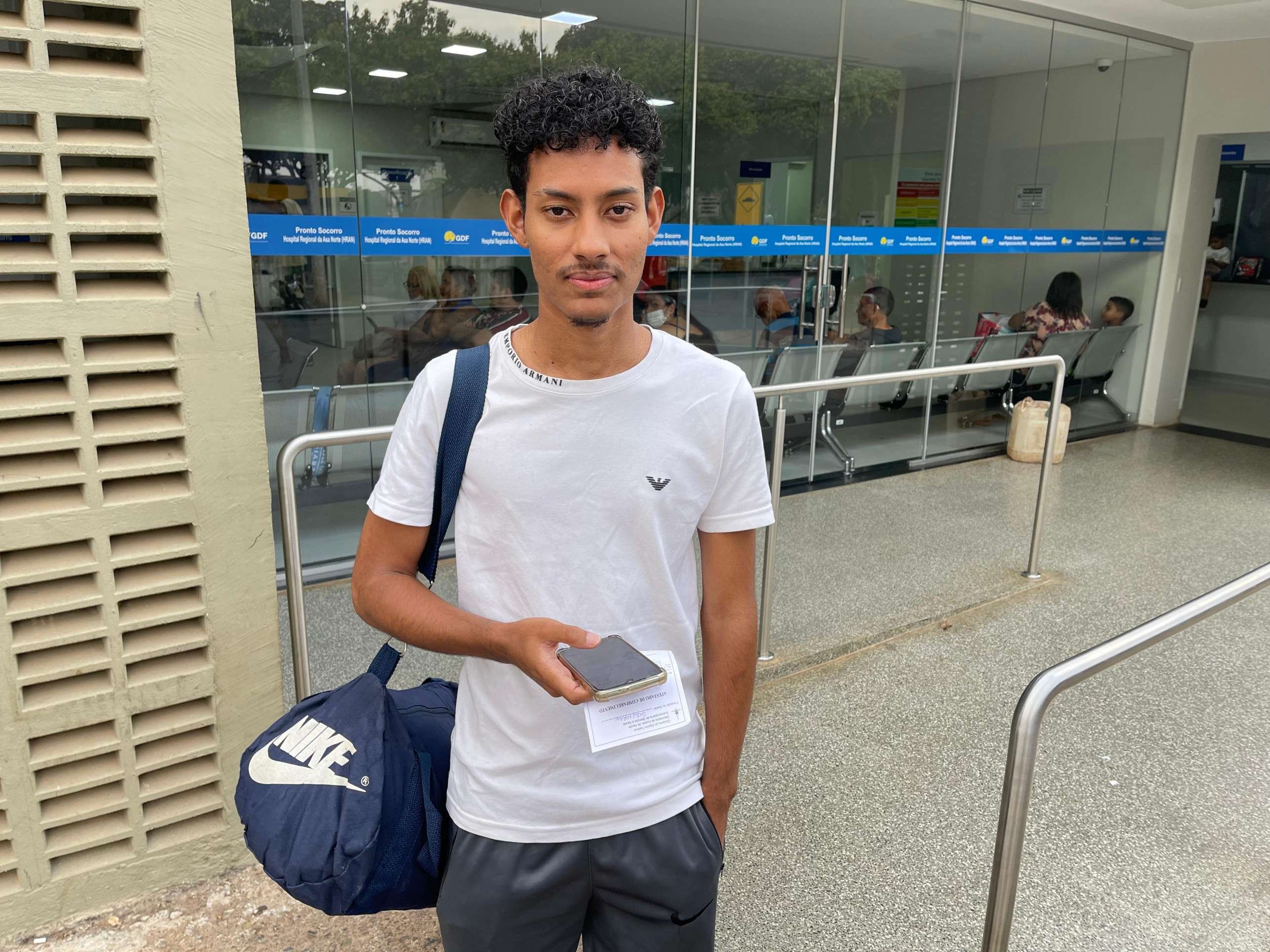 Giovani Mesquita sente desconforto com a baixa umidade