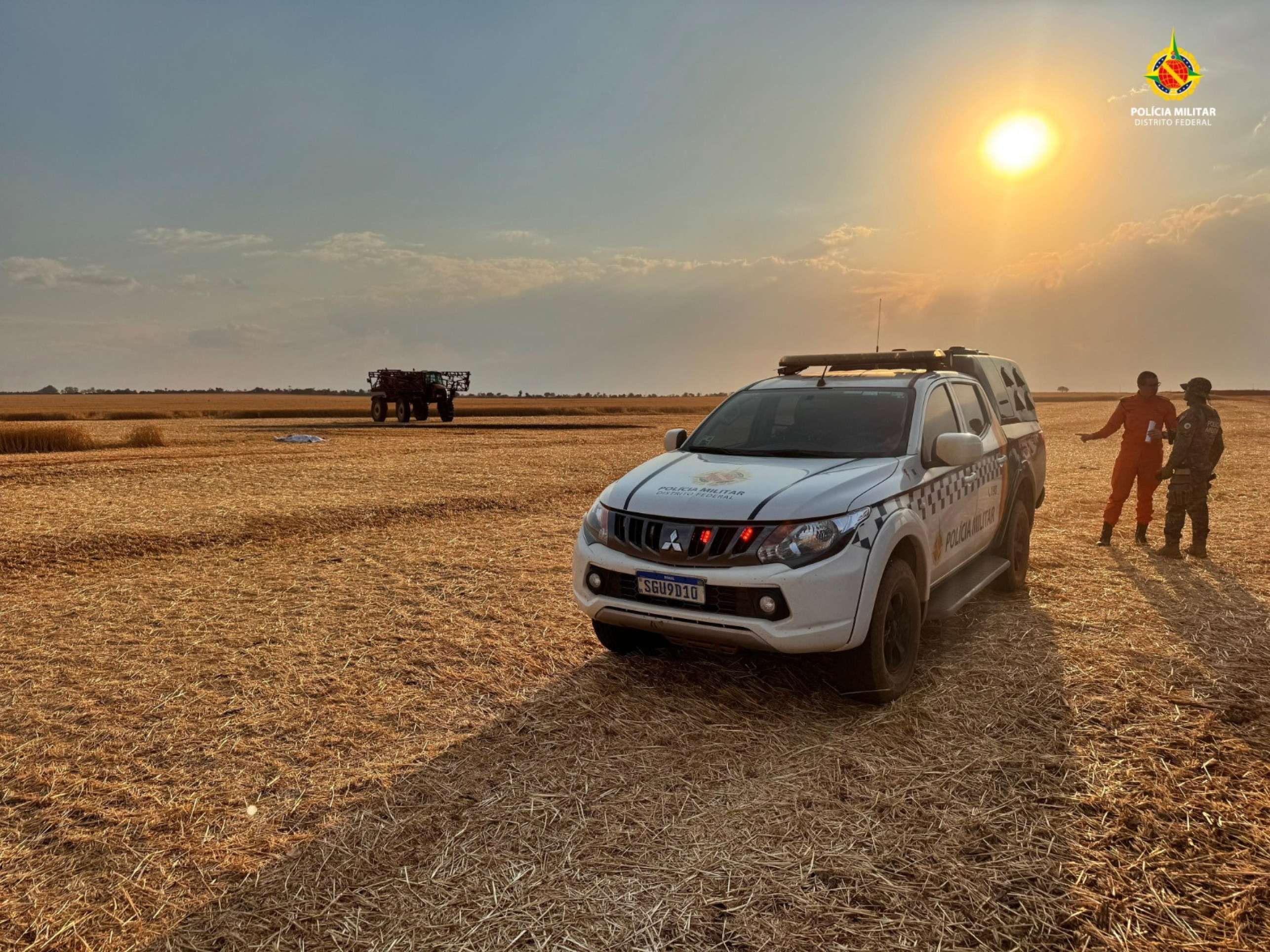 Homem morre atropelado por trator ao tentar conter incêndio em fazenda do DF
