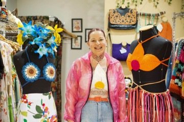 Alana leva personalidade para suas peças por meio do crochê