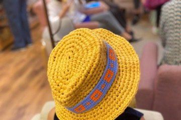 Fora do convencional, chapéus ganham destaques entre artesãs - (crédito: Arquivo pessoal) Fora do convencional, chapéus ganham destaques entre artesãs - (crédito: Arquivo pessoal)