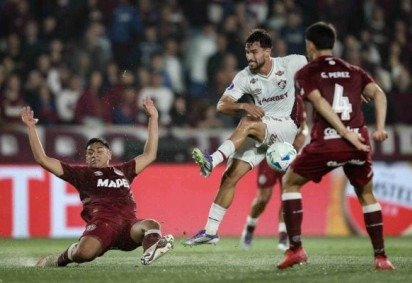 Fluminense perdeu para o Lanús por 1 a 0 -  (crédito: Foto: Marcelo Gonçalves/Fluminense FC)