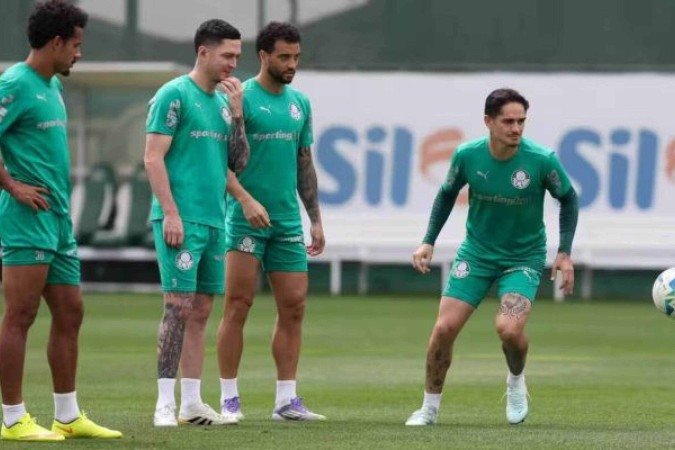 Palmeiras finalizou a preparação para enfrentar o River Plate - (crédito: Foto: Cesar Greco / Palmeiras) Palmeiras finalizou a preparação para enfrentar o River Plate - (crédito: Foto: Cesar Greco / Palmeiras)