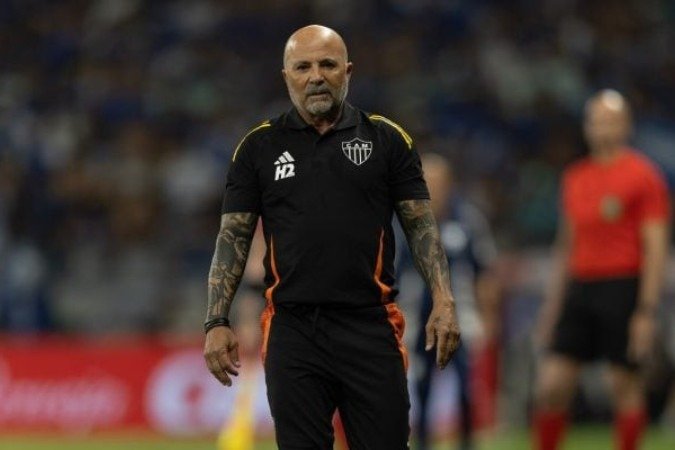 Sampaoli busca primeira vitória pelo Atlético em jogo pela Sul-Americana - (crédito: Pedro Souza / Atlético) Sampaoli busca primeira vitória pelo Atlético em jogo pela Sul-Americana - (crédito: Pedro Souza / Atlético)