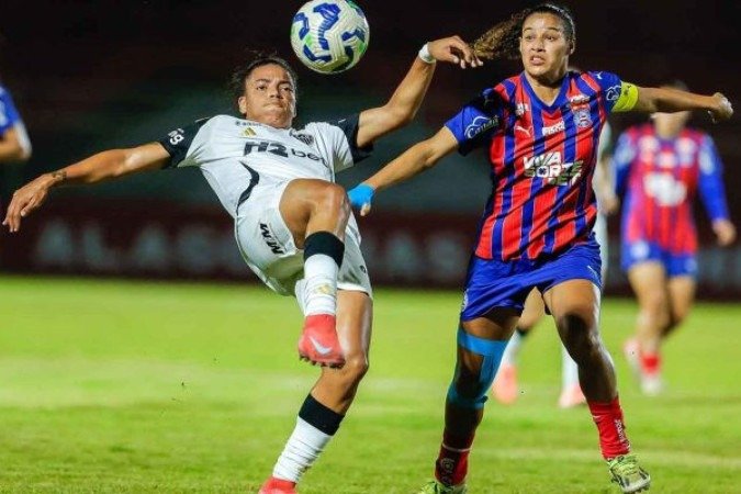 Bahia e Atlético mediram forças nesta terça, pela Copa do Brasil feminina - (crédito: Foto: Rafael Rodrigues/EC Bahia) Bahia e Atlético mediram forças nesta terça, pela Copa do Brasil feminina - (crédito: Foto: Rafael Rodrigues/EC Bahia)