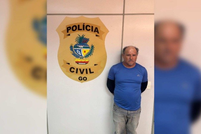 Os investigadores encontraram com o suspeito uma grande quantidade de material pornográfico infantil -  (crédito: Divulgação/PCGO)