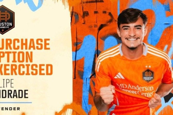 Houston Dynamo anuncia compra de Felipe Andrade, do Fluminense - (crédito: Foto: Divulgação / Houston Dynamo) Houston Dynamo anuncia compra de Felipe Andrade, do Fluminense - (crédito: Foto: Divulgação / Houston Dynamo)