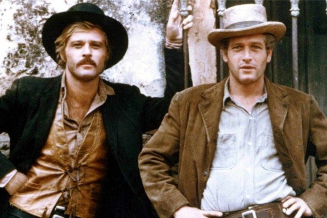 Com Paul Newman (D) no clássico Butch Cassidy and the Sundance Kid - (crédito: Divulgação) Com Paul Newman (D) no clássico Butch Cassidy and the Sundance Kid - (crédito: Divulgação)