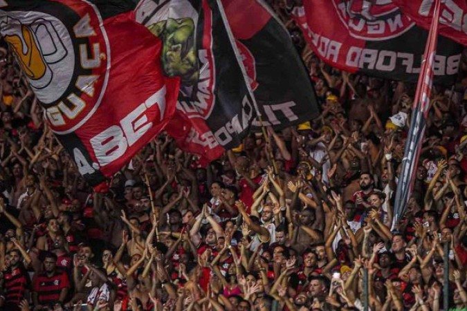 Torcida Jovem do Flamengo está suspensa por dois anos -  (crédito: Foto: PaulaReis/Flamengo)