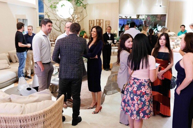 Claro realizou um coquetel na Casa Conectada da CasaCor, em Brasília, na segunda-feira (15) -  (crédito: Dinho Mendes)