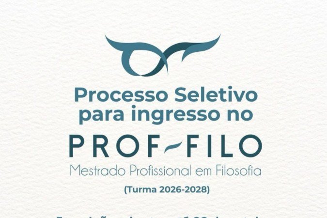 Mestrado Profissional em Filosofia (PROF-FILO) divulga edital com 300 vagas -  (crédito: Reprodução/ Instagram)