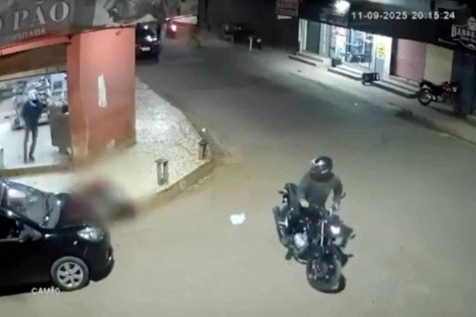 Ataque ocorreu na última quinta-feira (11/9) em uma padaria -  (crédito: Coisas do Gama)