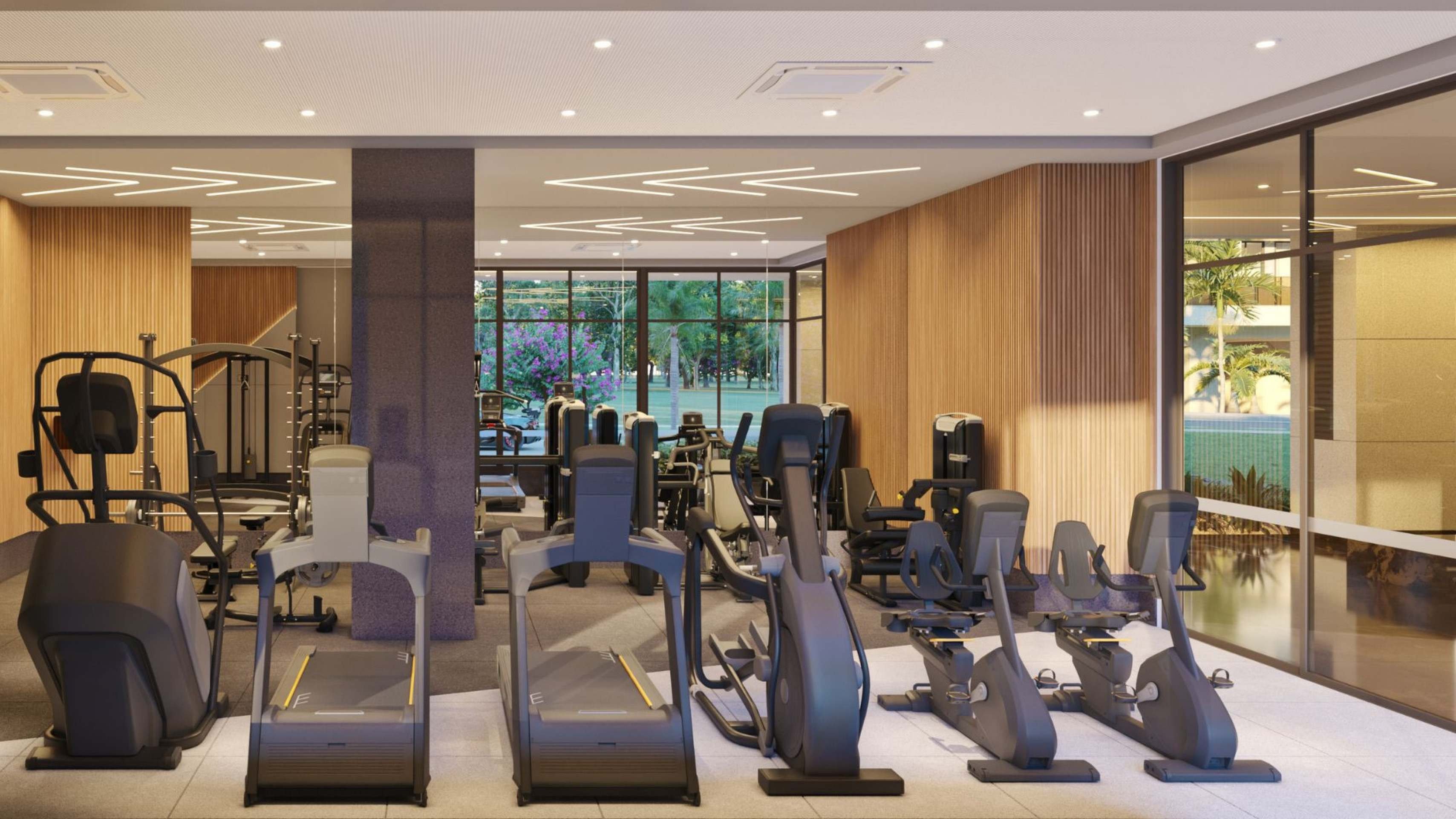 Residencial Diamante : At&eacute; 05 Su&iacute;tes com vista livre para o Parque das Sucupiras e o horizonte de Bras&iacute;lia